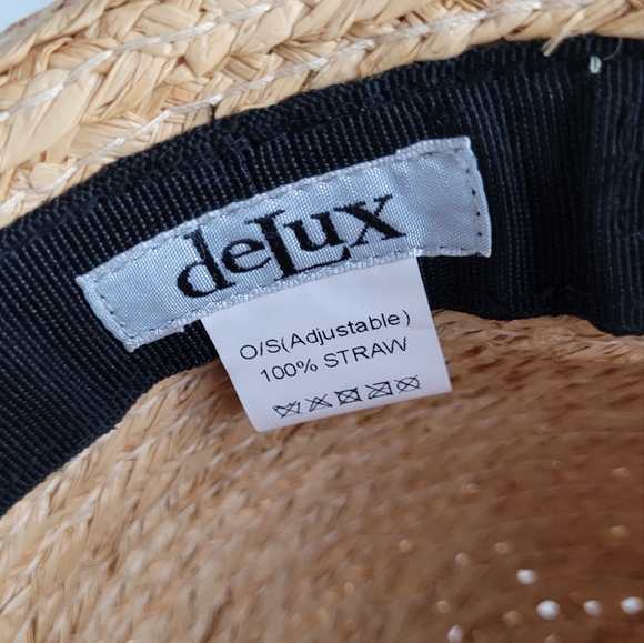 DELUX | 100% woven straw hat - Picture 8 of 9